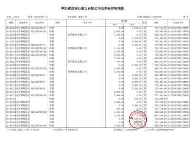 石家庄对公流水制作案例